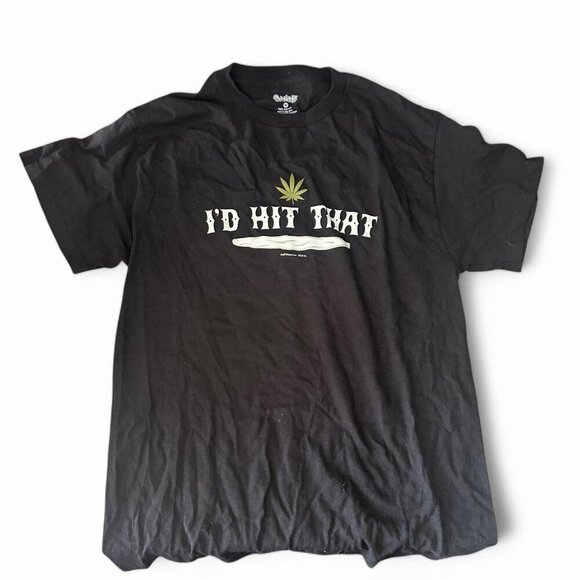 Spencer's “I’d Hit That” Weed Graphic Tee – Size M - Picture 1 of 4
